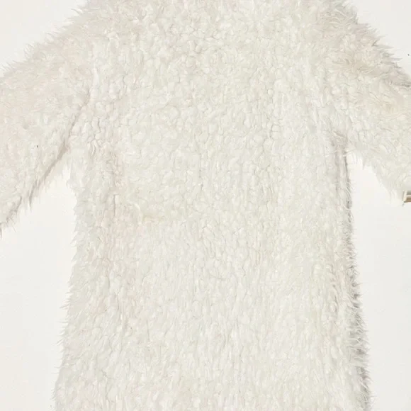 Ambiance White Faux Fur Jacket - Picture 6 of 11